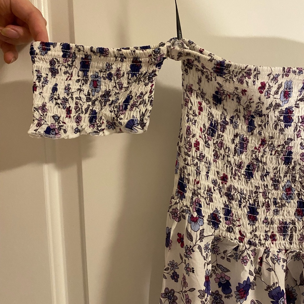Forever21 White Dress with Flowers